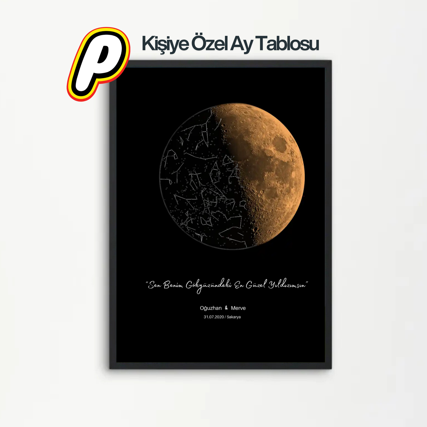 Kişiye Özel Ay Tablosu