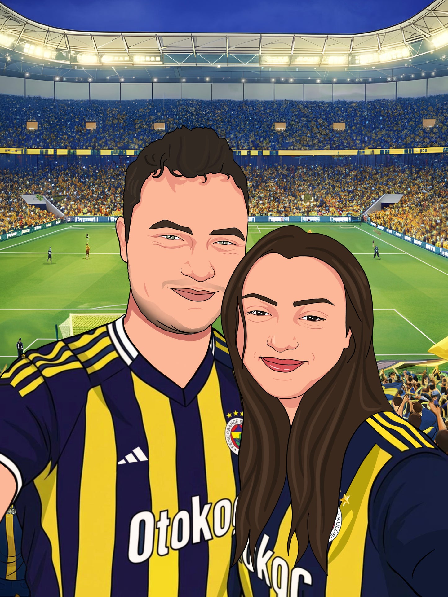 Taraftar Tasarım Tablo 30*40 cm