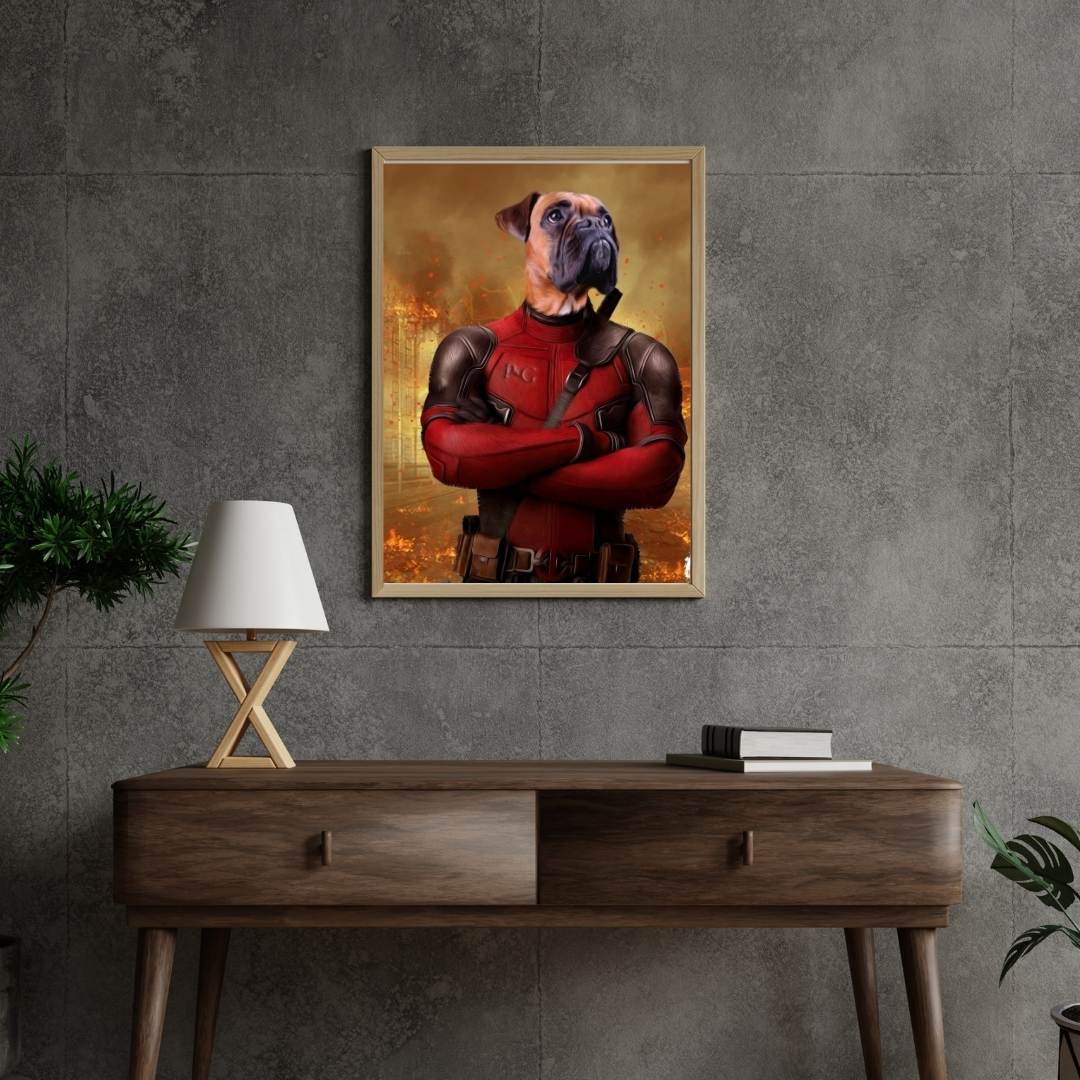 Deadpool Pet Portre