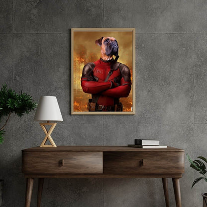 Deadpool Pet Portre