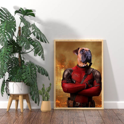 Deadpool Pet Portre