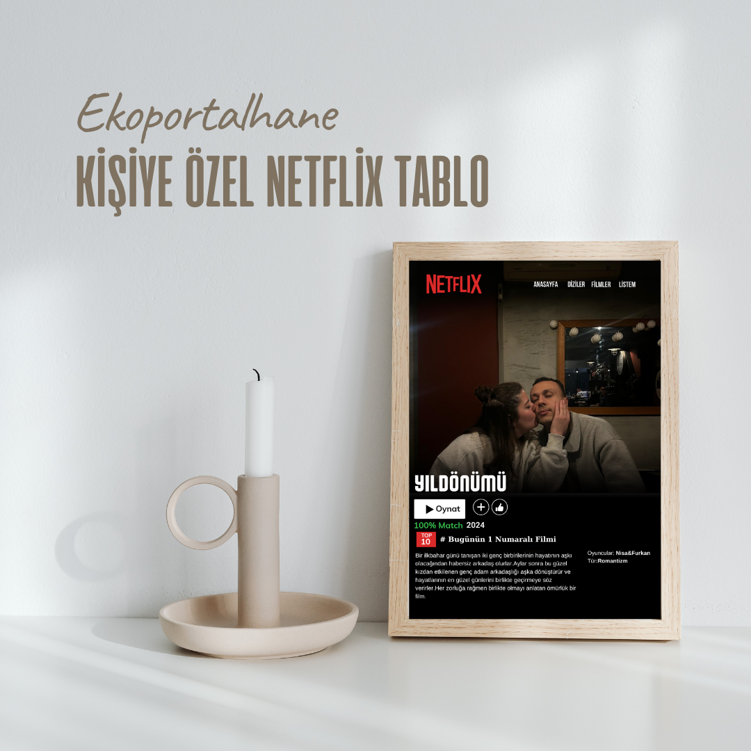 Kişiye Özel Netflix Poster Tablosu