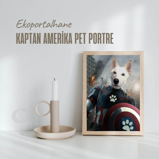 Kaptan Amerika Pet Portre