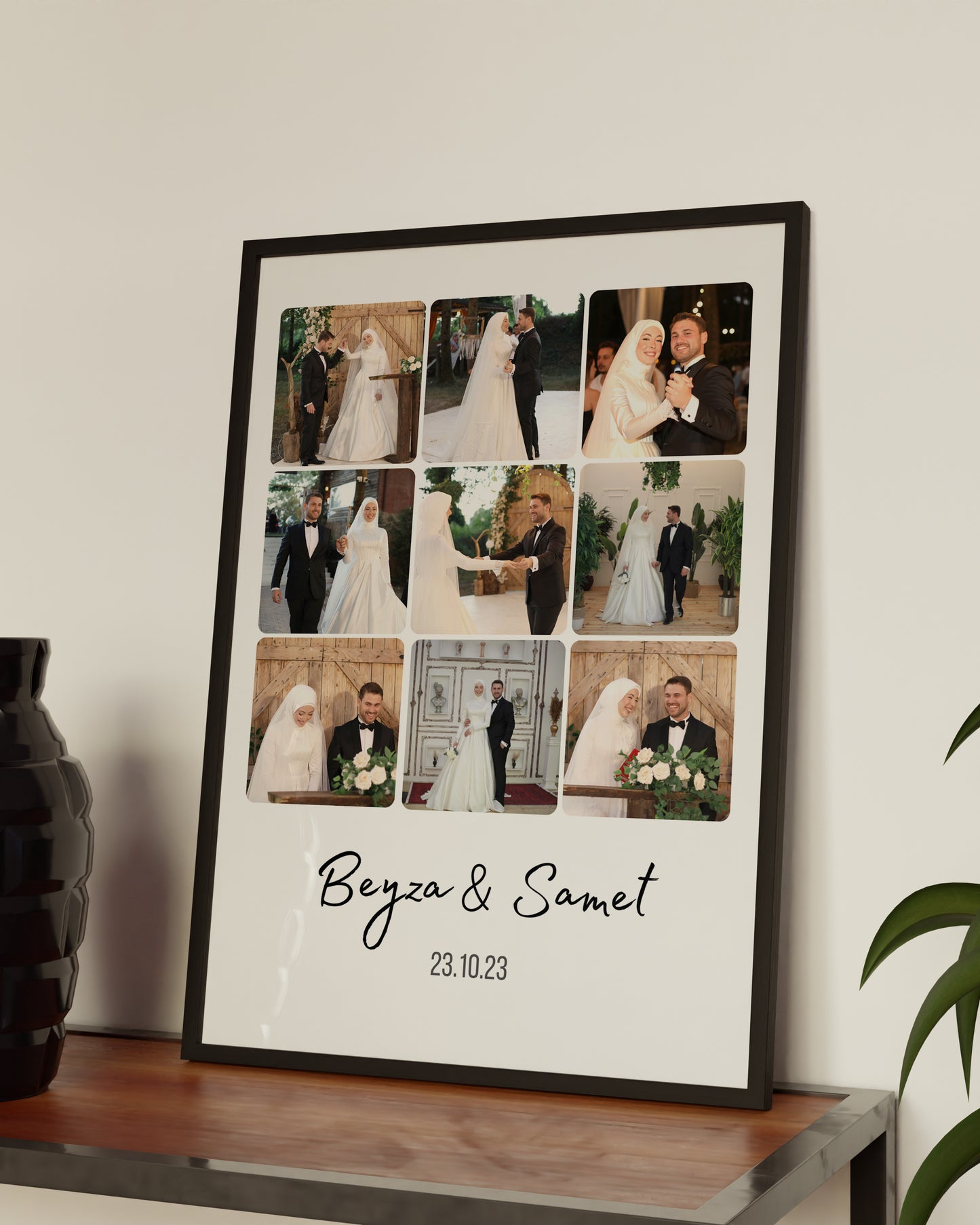 Kişiye Özel 9 Fotoğraflı Anı Tablosu