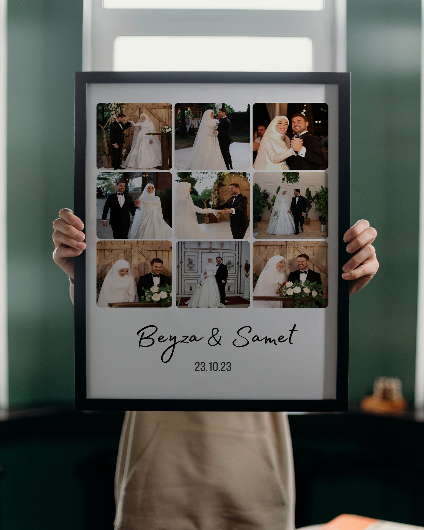 Kişiye Özel 9 Fotoğraflı Anı Tablosu