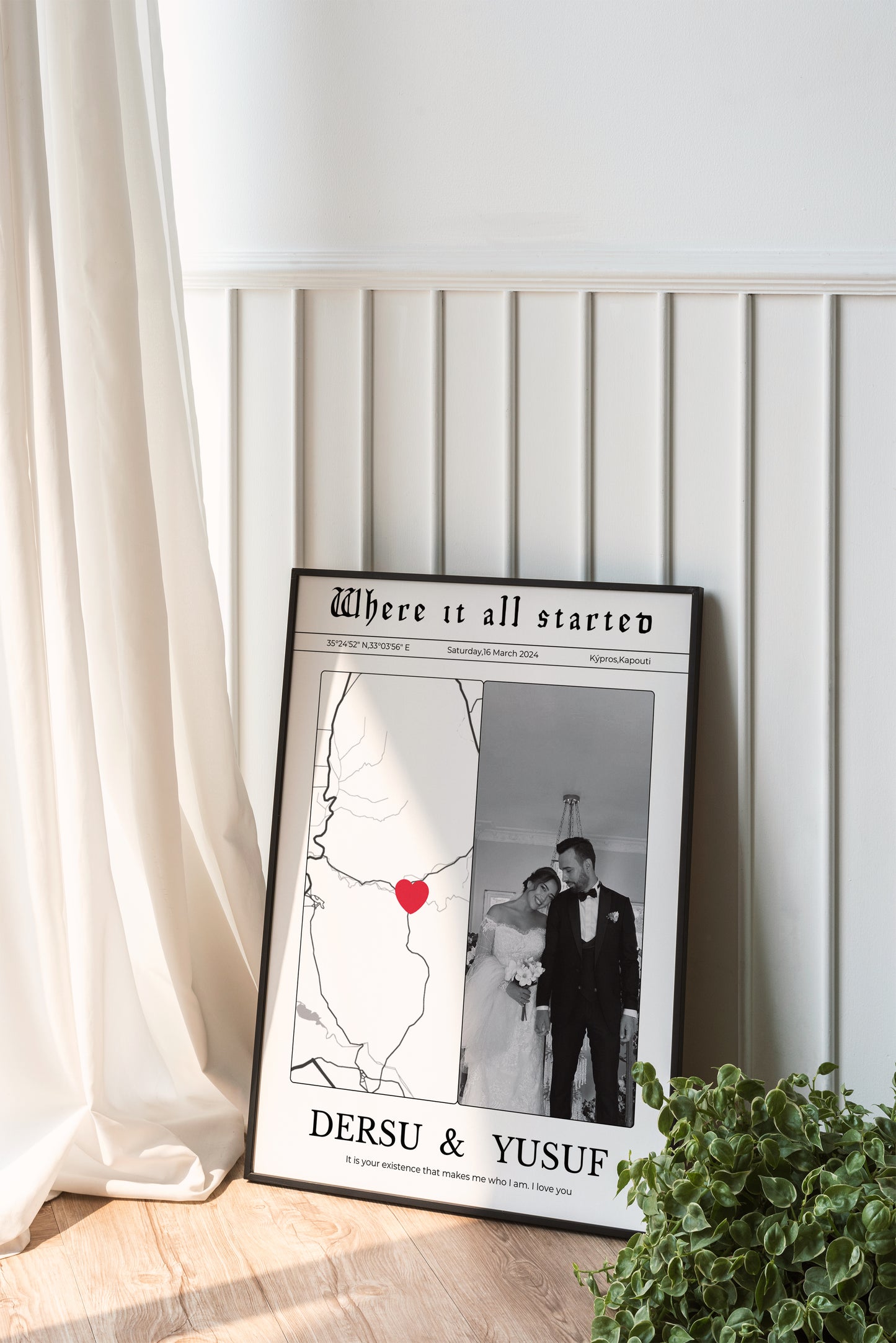 Anı Gazetesi Fotoğraflı Harita Tablosu