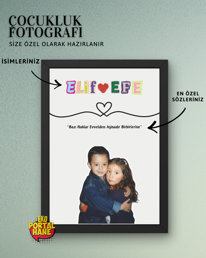 Çocukluk Fotoğrafı Tablosu