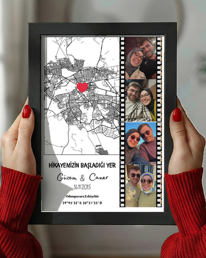 4 Fotoğraflı Her Şeyin Başladığı Yer - Harita Tablosu