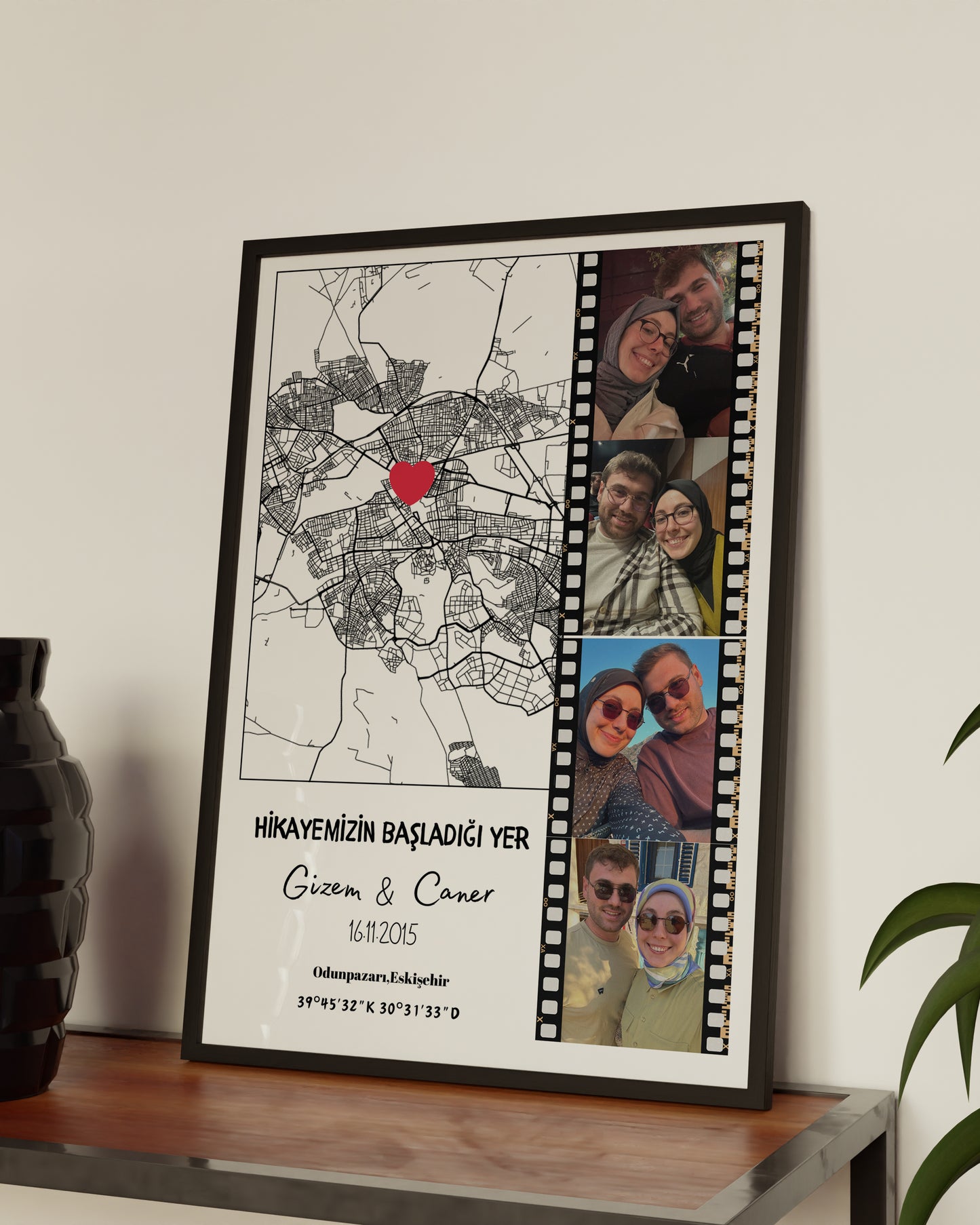 4 Fotoğraflı Her Şeyin Başladığı Yer - Harita Tablosu