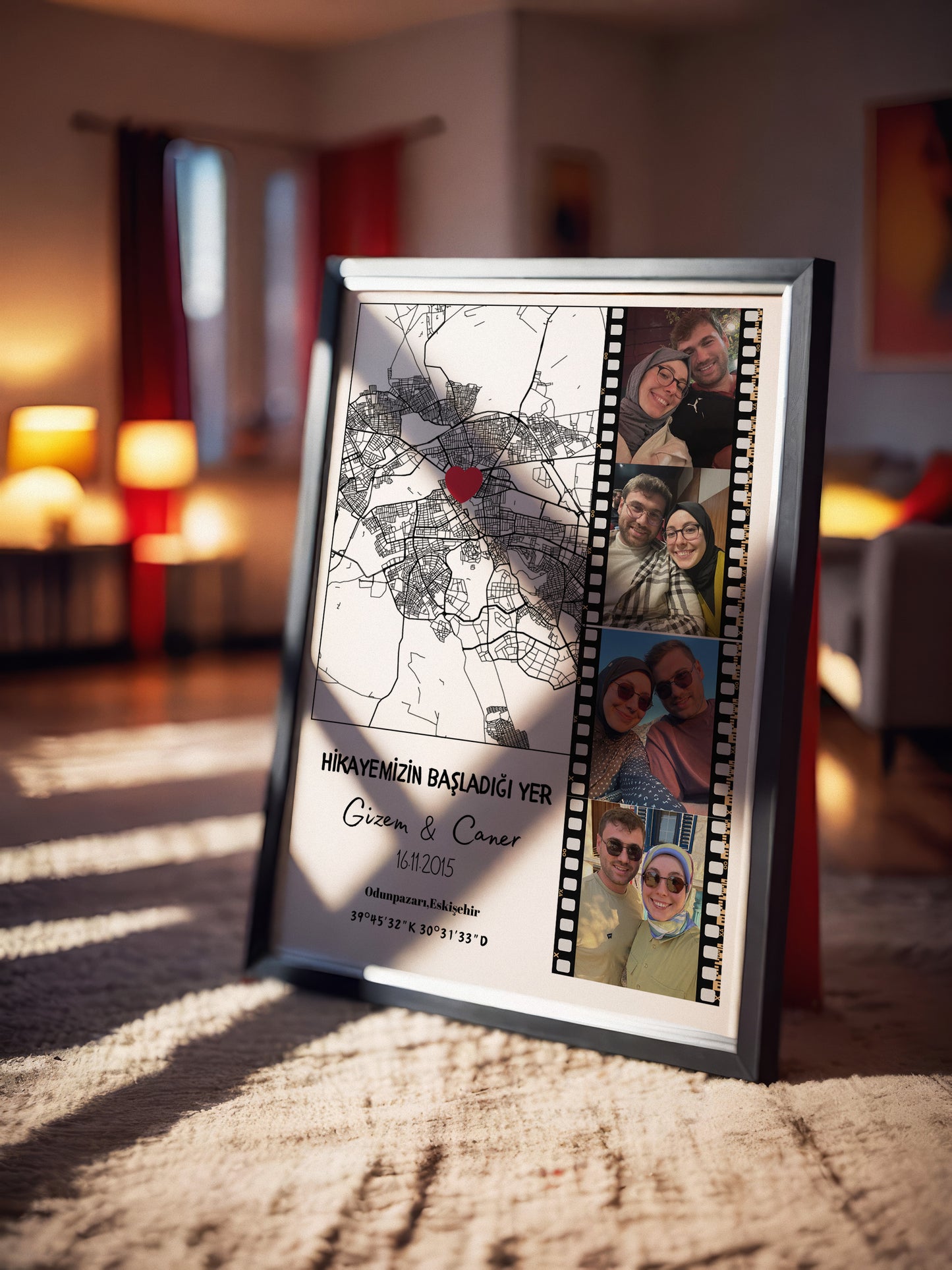 4 Fotoğraflı Her Şeyin Başladığı Yer - Harita Tablosu