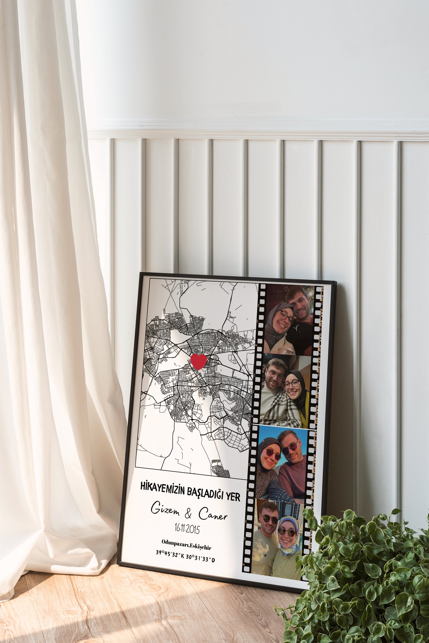 4 Fotoğraflı Her Şeyin Başladığı Yer - Harita Tablosu