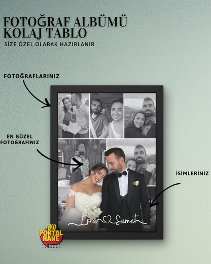 Kişiye Özel Fotoğraf Albümü Tablosu