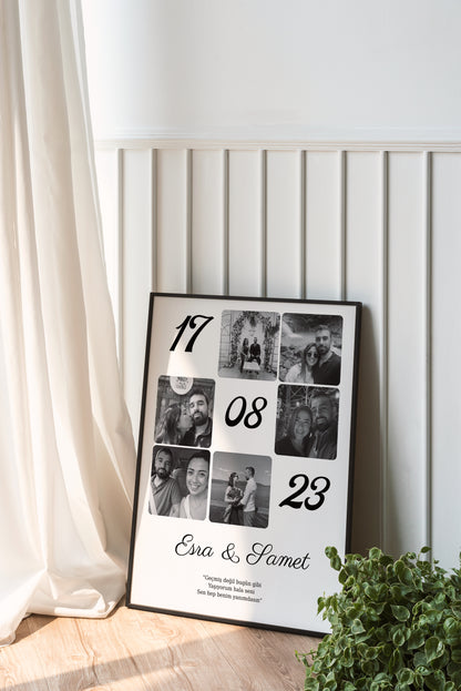 Fotoğraflı - Tarihli Anı Tablosu