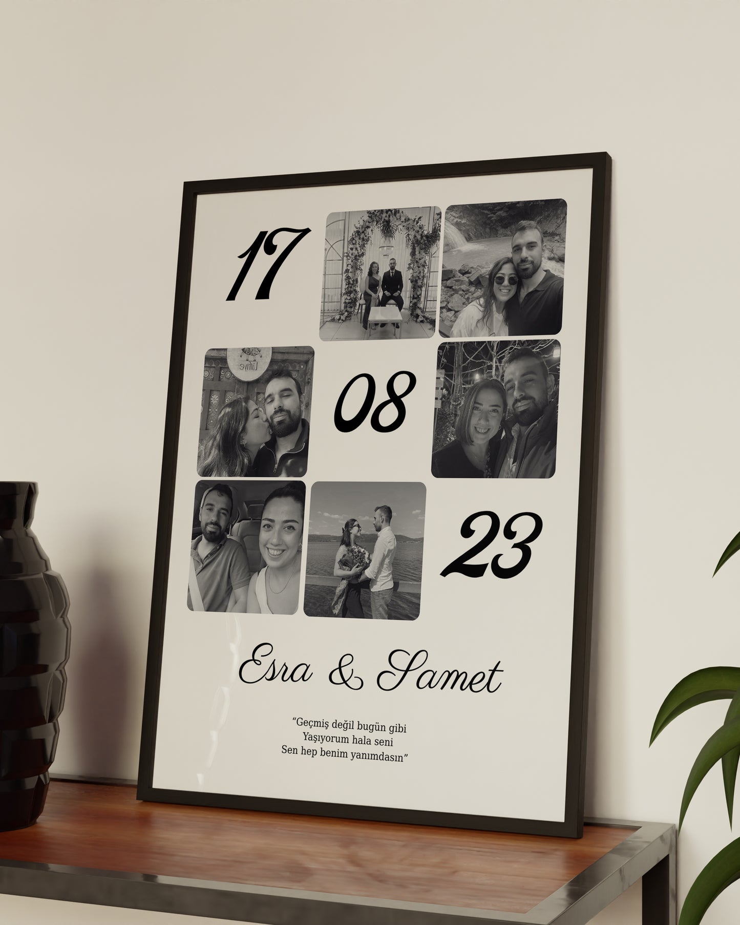 Fotoğraflı - Tarihli Anı Tablosu