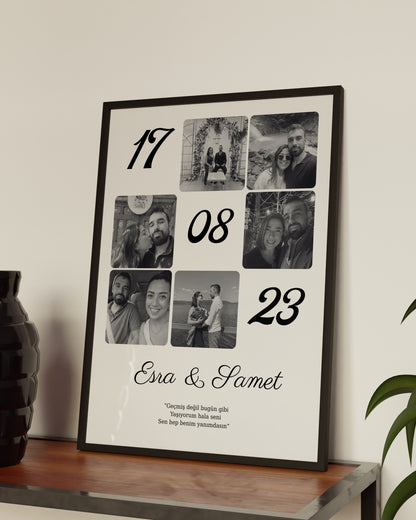 Fotoğraflı - Tarihli Anı Tablosu