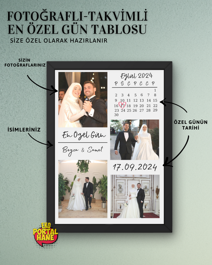 Kişiye Özel Takvim - Sevgiliye Özel Hediye