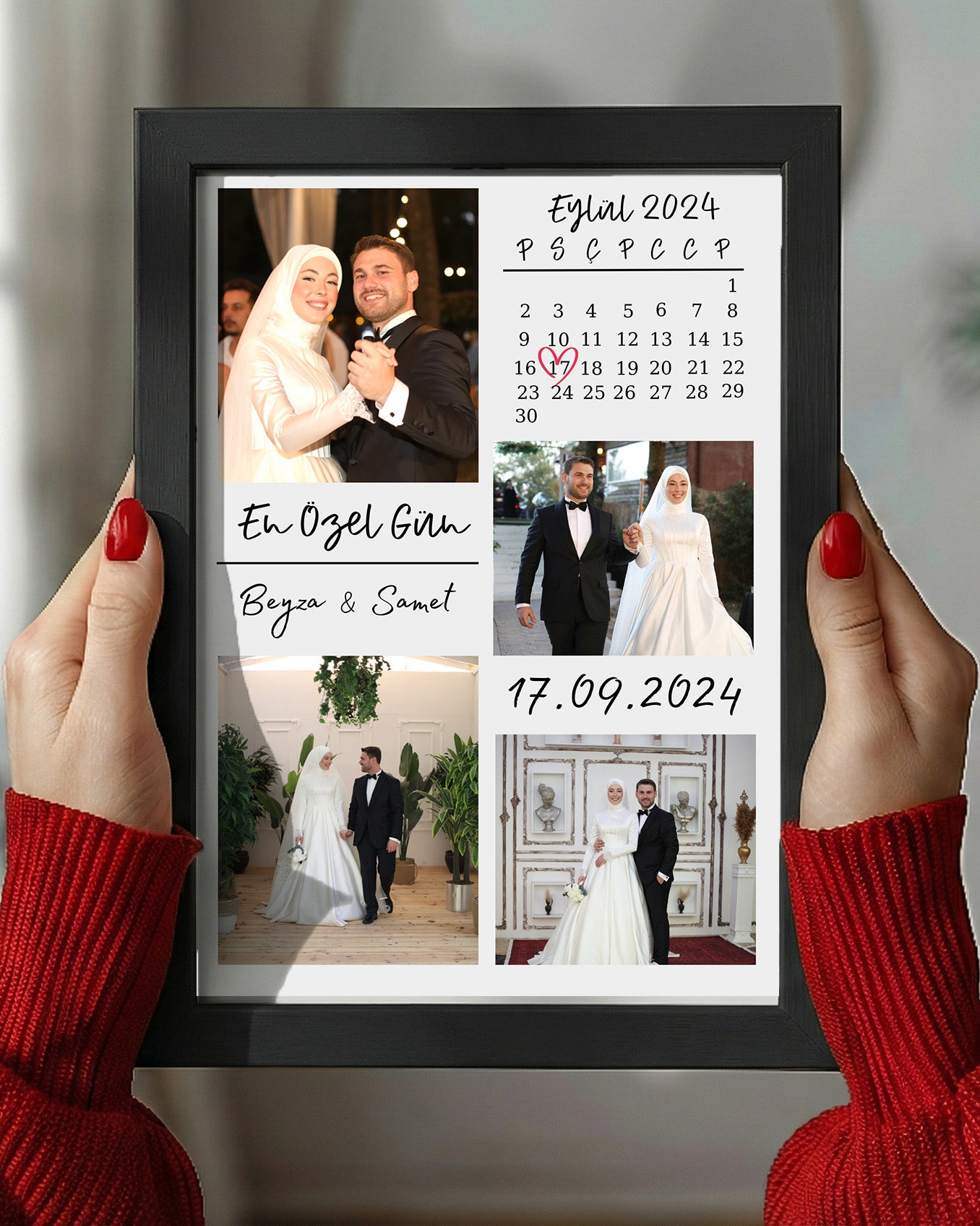 Kişiye Özel Takvim - Sevgiliye Özel Hediye