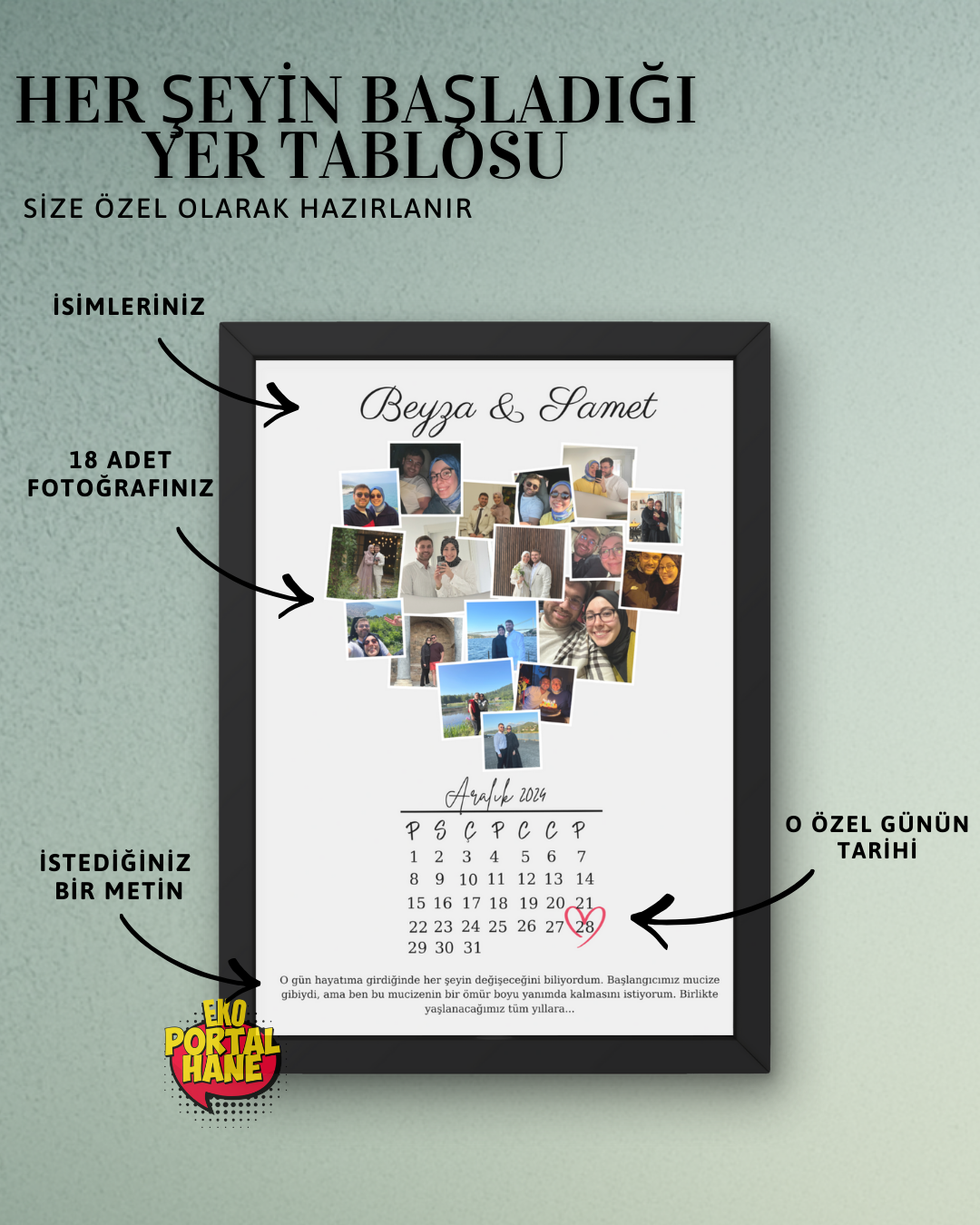 Kalp Kolaj - Her Şeyin Başladığı Yer Tablosu