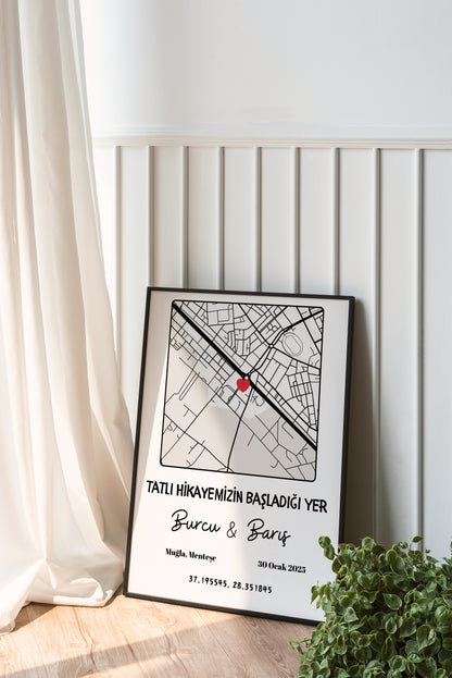 Kişiye Özel Her Şeyin Başladığı Yer - Harita Tablosu
