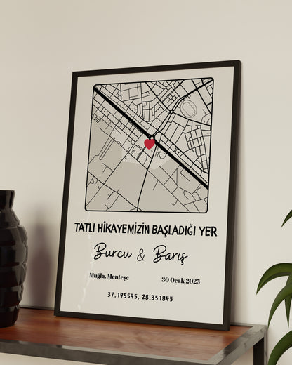 Kişiye Özel Her Şeyin Başladığı Yer - Harita Tablosu