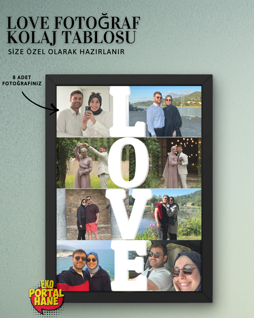 Love Yazılı Anı Tablosu