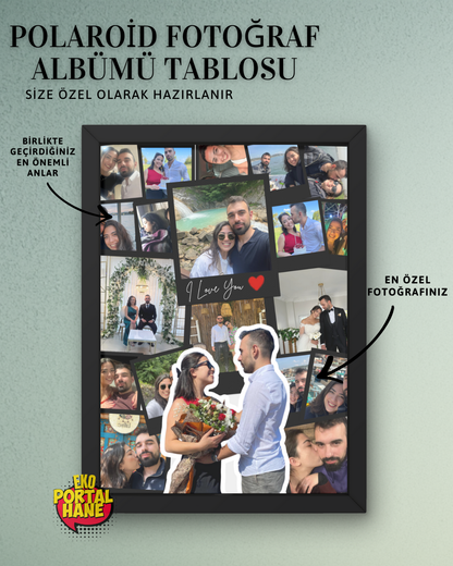 Polaroid Fotoğraf Albümü Tablosu