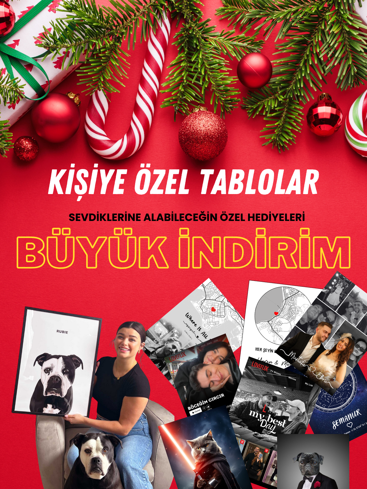 KİŞİYE ÖZEL TABLO - TASARIM TABLOLAR