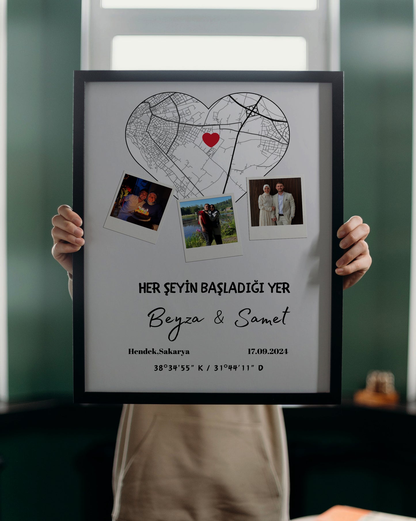 Kalpli 3 Fotoğraflı Her Şeyin Başladığı Yer - Harita Tablosu