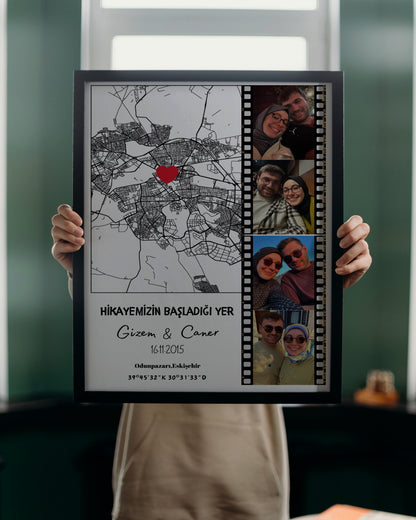 4 Fotoğraflı Her Şeyin Başladığı Yer - Harita Tablosu
