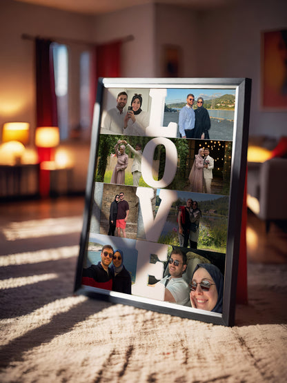 Love Yazılı Anı Tablosu